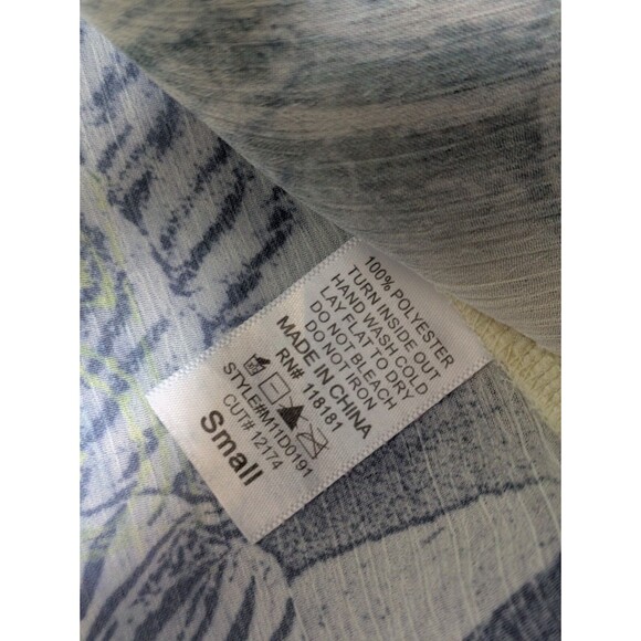 Abstract Butterfly Floral Poncho Top Size Small Artistic Festival Fairy Ethereal - Picture 7 of 9